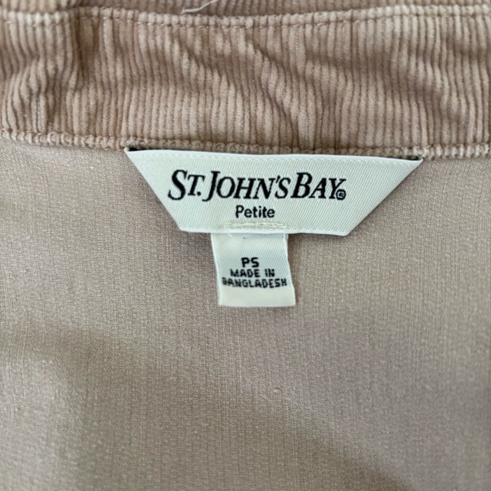 St.‎ John's Corduroy Bay Tan Jean Jacket - Picture 4 of 5